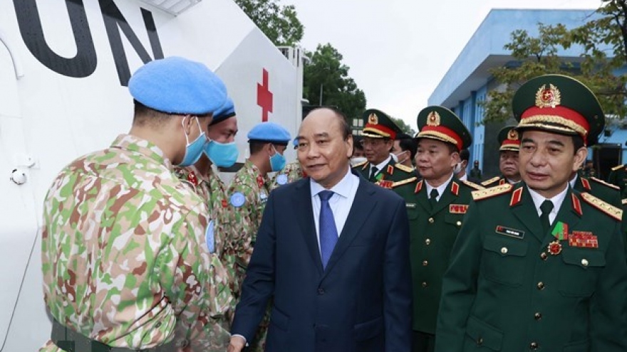 President commends contributors to UN peacekeeping mission